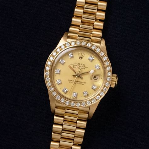 used rolex 37 mm womens watch